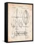 Steampunk Aerial Vessel 1893 Patent-Cole Borders-Framed Stretched Canvas