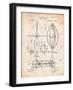 Steampunk Aerial Vessel 1893 Patent-Cole Borders-Framed Art Print