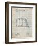 Steampunk Aerial Vessel 1893 Patent-Cole Borders-Framed Art Print