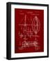 Steampunk Aerial Vessel 1893 Patent-Cole Borders-Framed Art Print