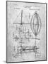 Steampunk Aerial Vessel 1893 Patent-Cole Borders-Mounted Art Print