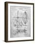 Steampunk Aerial Vessel 1893 Patent-Cole Borders-Framed Art Print