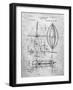 Steampunk Aerial Vessel 1893 Patent-Cole Borders-Framed Art Print