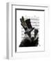 Steampunk Badger in Top Hat-Fab Funky-Framed Art Print