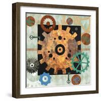 Steampunk City-Bee Sturgis-Framed Art Print