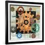 Steampunk City-Bee Sturgis-Framed Art Print