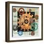 Steampunk City-Bee Sturgis-Framed Art Print