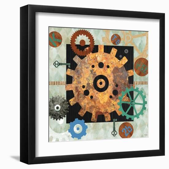 Steampunk City-Bee Sturgis-Framed Art Print