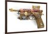 Steampunk Hand Cannon-3355m-Framed Art Print