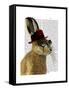 Steampunk Hare with Bowler Hat-Fab Funky-Framed Stretched Canvas