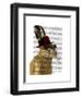 Steampunk Hare with Bowler Hat-Fab Funky-Framed Art Print