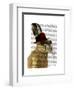 Steampunk Hare with Bowler Hat-Fab Funky-Framed Art Print