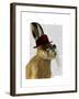 Steampunk Hare with Bowler Hat-Fab Funky-Framed Art Print