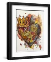 Steampunk Heart-Oxana Zaika-Framed Premium Giclee Print