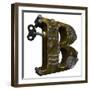 Steampunk Letter B-drizzd-Framed Premium Giclee Print