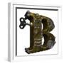 Steampunk Letter B-drizzd-Framed Premium Giclee Print