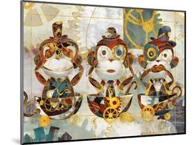 Steampunk Monkeys-Eric Yang-Mounted Art Print