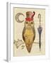 Steampunk Owl I-Elyse DeNeige-Framed Art Print