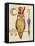 Steampunk Owl I-Elyse DeNeige-Framed Stretched Canvas