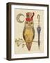 Steampunk Owl I-Elyse DeNeige-Framed Premium Giclee Print