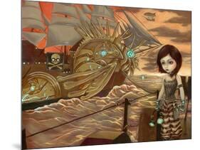 Steampunk Pirates: Maritime Sunset-Jasmine Becket-Griffith-Mounted Art Print