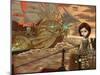 Steampunk Pirates: Maritime Sunset-Jasmine Becket-Griffith-Mounted Art Print