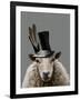 Steampunk Sheep-Fab Funky-Framed Art Print