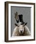 Steampunk Sheep-Fab Funky-Framed Art Print