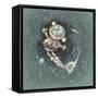 Steampunk Vintage Robot-April Hartmann-Framed Stretched Canvas