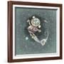 Steampunk Vintage Robot-April Hartmann-Framed Giclee Print