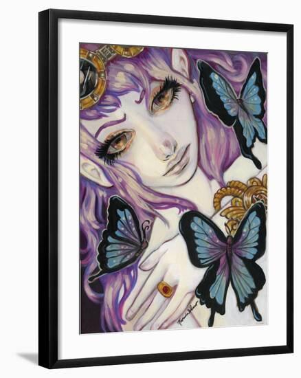 Steampunk Violet-Natasha Wescoat-Framed Giclee Print