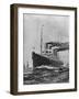 Steamship 'Deutschland'-Willy Stower-Framed Art Print