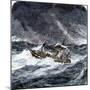 Steamship Galatea in a Cyclone in the Indian Ocean-null-Mounted Giclee Print