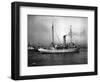 Steamship in Harbor, Circa 1909-Asahel Curtis-Framed Giclee Print