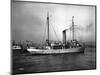 Steamship in Harbor, Circa 1909-Asahel Curtis-Mounted Giclee Print