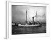 Steamship in Harbor, Circa 1909-Asahel Curtis-Framed Giclee Print