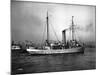 Steamship in Harbor, Circa 1909-Asahel Curtis-Mounted Giclee Print