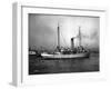 Steamship in Harbor, Circa 1909-Asahel Curtis-Framed Giclee Print