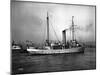 Steamship in Harbor, Circa 1909-Asahel Curtis-Mounted Giclee Print