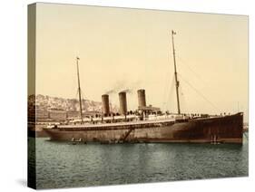 Steamship Normannia, Algeria, C.1899-null-Stretched Canvas