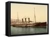 Steamship Normannia, Algeria, C.1899-null-Framed Stretched Canvas