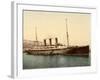 Steamship Normannia, Algeria, C.1899-null-Framed Giclee Print