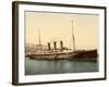 Steamship Normannia, Algeria, C.1899-null-Framed Giclee Print