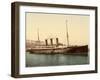 Steamship Normannia, Algeria, C.1899-null-Framed Giclee Print