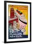 Steamship Poster, 1930S-null-Framed Giclee Print