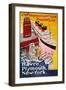 Steamship Poster, 1930S-null-Framed Premium Giclee Print