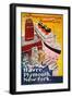 Steamship Poster, 1930S-null-Framed Premium Giclee Print