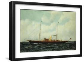 Steamship Riviera, 1906-Antonio Jacobsen-Framed Giclee Print