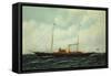 Steamship Riviera, 1906-Antonio Jacobsen-Framed Stretched Canvas