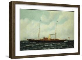 Steamship Riviera, 1906-Antonio Jacobsen-Framed Giclee Print